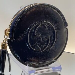 Gucci Midnight Blue Leather Coin Holder